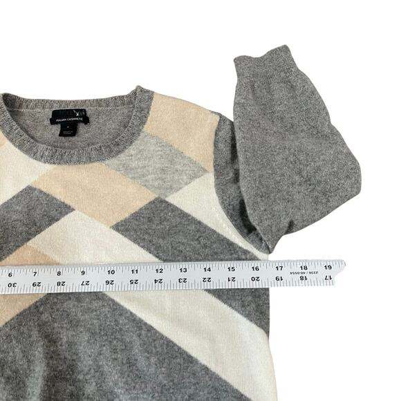 J. Crew Collection Women's 100% Italian Cashmere Sweater Gray Sz S - Picture 5 of 6